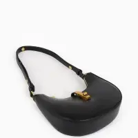 Сумка женская багет TEXTURA на молнии, 24&times;6&times;14 см, чёрная