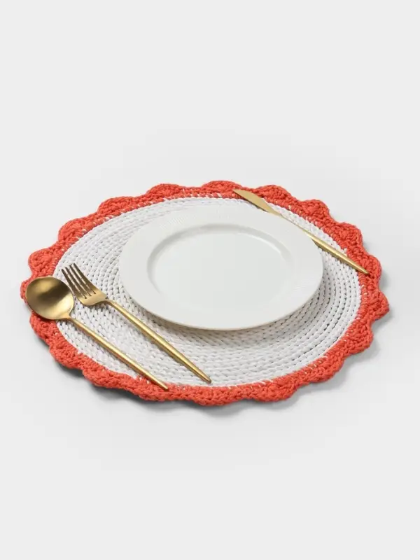 Салфетка сервировочная, 38 см, круглая