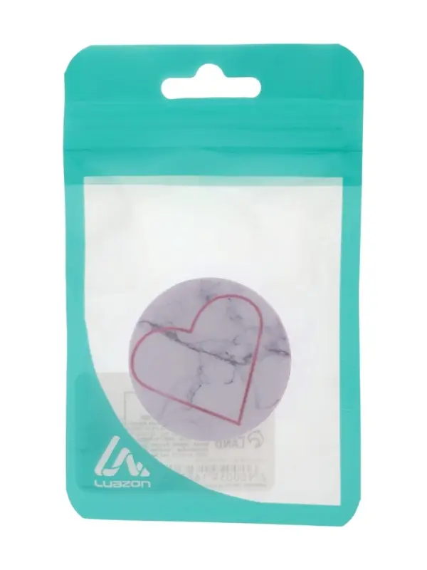 Держатель-подставка попсокет для телефона Luazon, рисунок МИКС