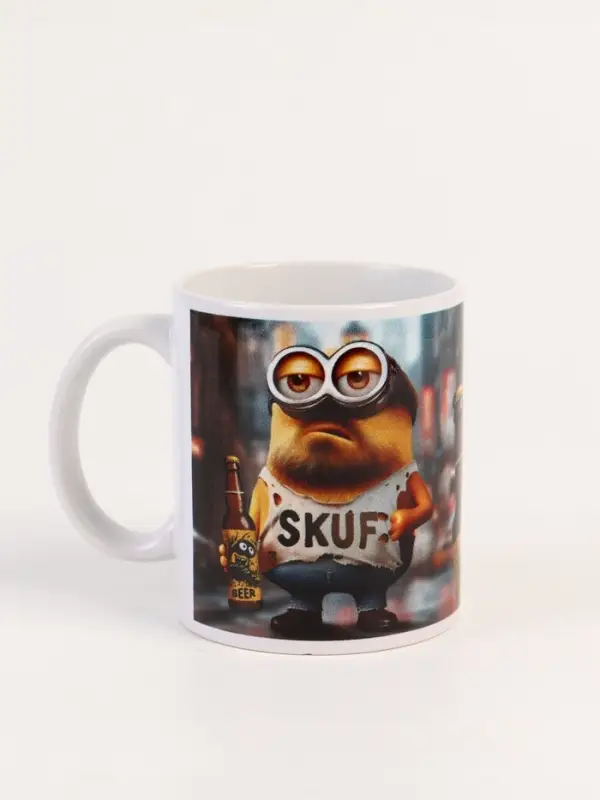 Кружка керамическая в коробке «Миньон скуф 18+», 320 мл Кружка керамическая в коробке «Миньон скуф 18+», 320 мл