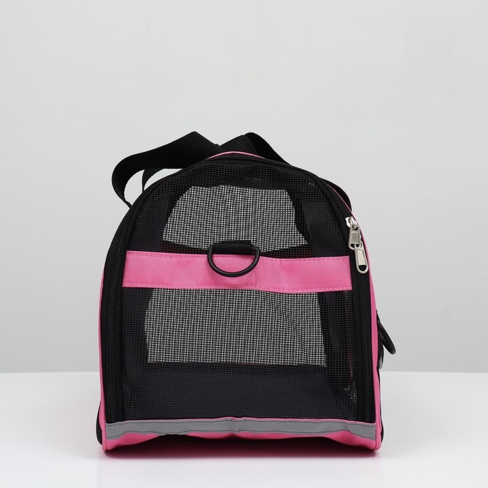 Сумка-переноска сетчатая, 48 х 26 х 31 см, розовая Сумка-переноска сетчатая, 48 х 26 х 31 см, розовая
