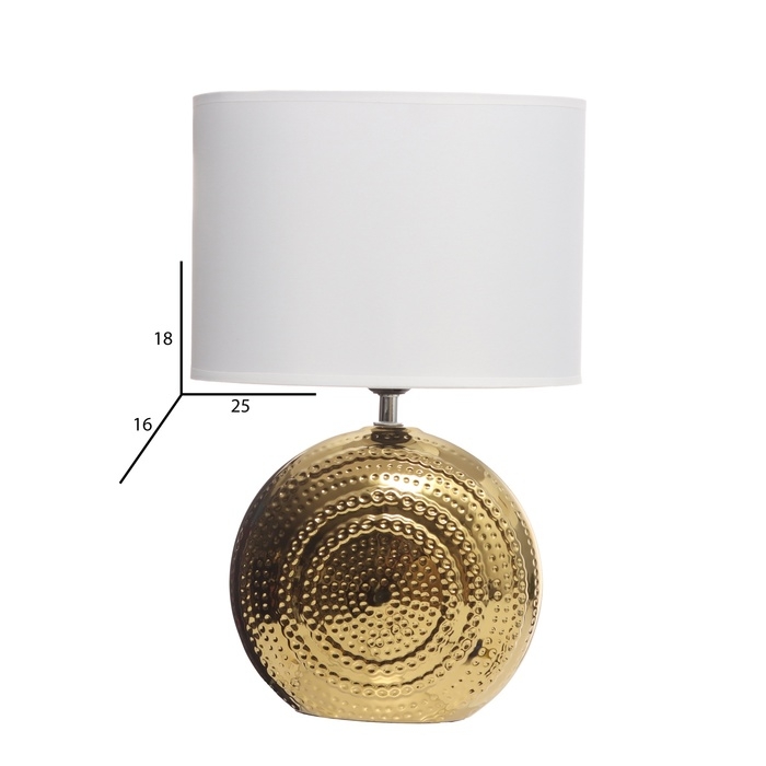 Лампа настольная 7515120TL/1 E27 40Вт золото 24,5х24,5х37 см RISALUX Лампа настольная 7515120TL/1 E27 40Вт золото 24,5х24,5х37 см RISALUX