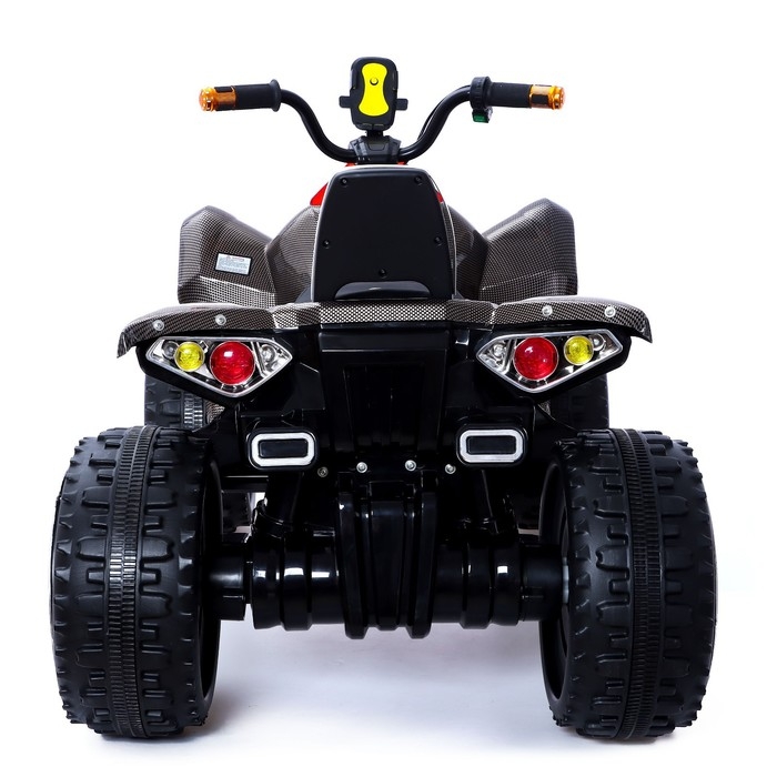 Электромобиль «Квадроцикл», 2 мотора, цвет чёрный карбон Электромобиль «Квадроцикл», 2 мотора, цвет чёрный карбон