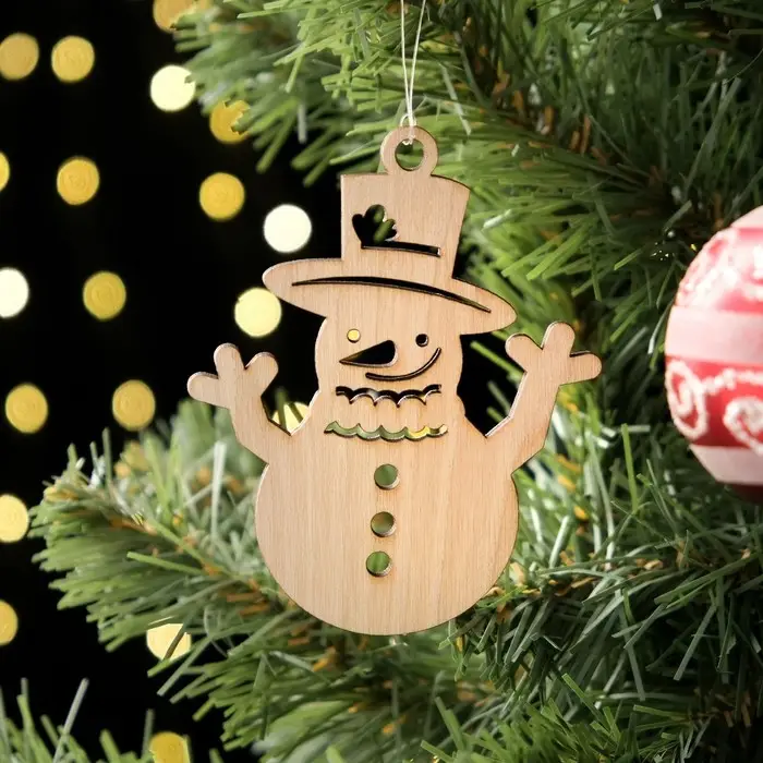 Игрушка на ёлку Игрушка на ёлку "Снеговик" 8х9 см