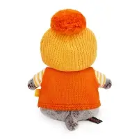 Мягкая игрушка "Кот Басик baby в жилете и шапочке с помпоном", 20 см BB-160