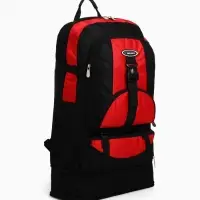 Рюкзак туристический 37 л, с увеличением, карманами, красный
