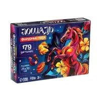 Лесная мастерская Пазл фигурный "Лошадь в цветах"   ПЗ 3105