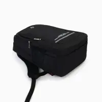 Рюкзак, 2 отдела, 4 кармана, 37&times;17&times;54 см, чёрный