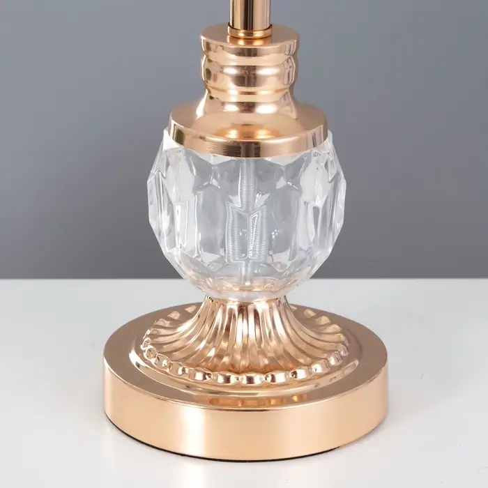 Настольная лампа Настольная лампа "Флойз" Е27 40Вт золото 24х24х38 см RISALUX