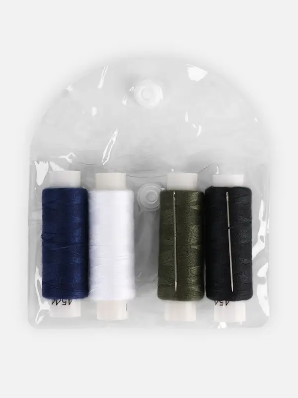 Набор &laquo;Армейский&raquo;, 45ЛЛ, 150 м, нитки 4 шт., иголки 2 шт., разноцветный