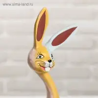 Сувенир дерево "Зайчики с морковкой" 13х5х30 см Сувенир дерево "Зайчики с морковкой" 13х5х30 см