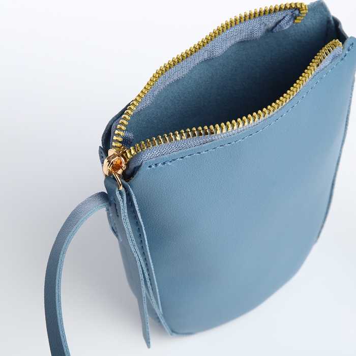 Сумка женская кросс-боди на молнии, цвет синий Сумка женская кросс-боди на молнии, цвет синий