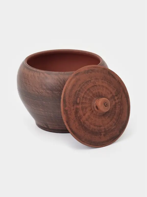 Горшочки для запекания, набор 2 шт., 700 мл, 13&times;13 см, красная глина