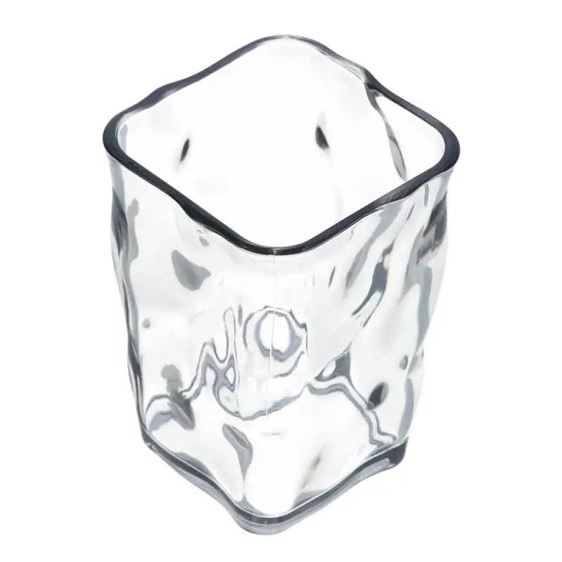 VETTA Стакан для ванной комнаты, акрил, 11x7,5x7,5 см, 365 мл, камень, дымка