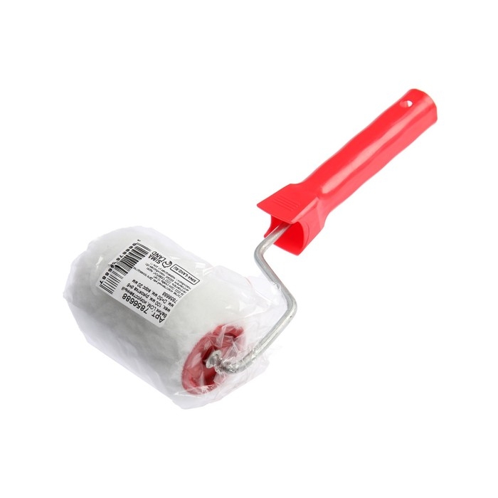 Валик ЛОМ, искусственный мех, 100 мм, рукоятка d=6 мм, D=50 мм, ворс 20 мм Валик ЛОМ, искусственный мех, 100 мм, рукоятка d=6 мм, D=50 мм, ворс 20 мм