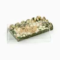 Коробка для печенья, кондитерская упаковка с пластиковой крышкой, «Пчёлка», 10.5 х 21 х 3 см
