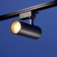 Трековый светильник Luazon lighting, TSL-012, 20 Вт, 1400 Лм, 2800K, чёрный, свечение тёплое белое