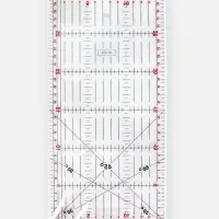 Линейка для квилтинга и пэчворка, 30.5&times;15 см, s=0.5 мм, прозрачная
