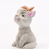 Фигурка декоративная &laquo;Козленок Милаш&raquo;, 7&times;4&times;5 см, серая
