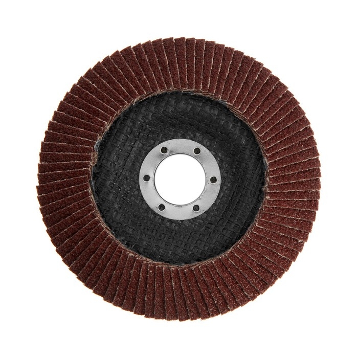 Круг лепестковый торцевой конический ТУНДРА, 125 х 22 мм, Р24 Круг лепестковый торцевой конический ТУНДРА, 125 х 22 мм, Р24