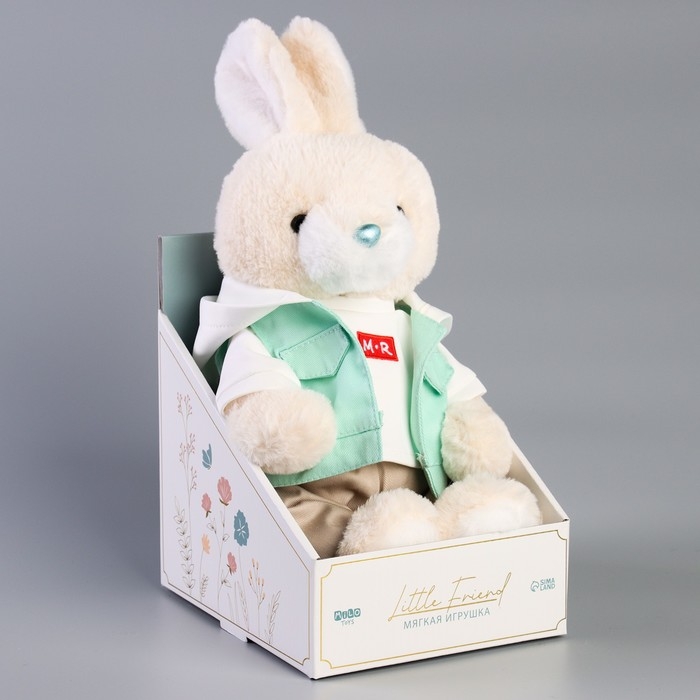 Мягкая игрушка Little Friend, зайчонок в костюме, 31 см Мягкая игрушка Little Friend, зайчонок в костюме, 31 см