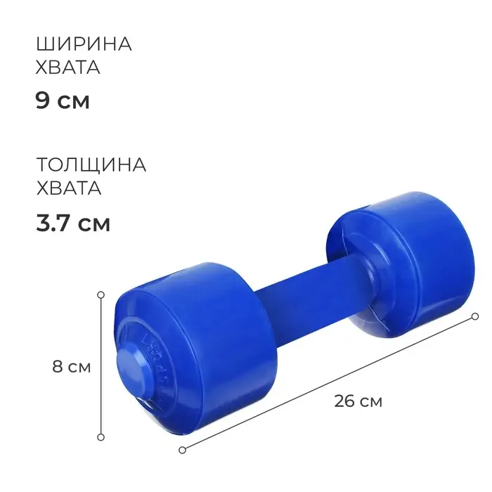 Гантели, 2 шт. по 1.5 кг