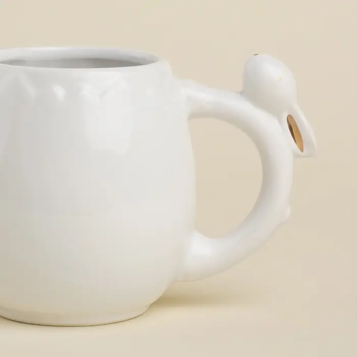 Кружка SL Home &laquo;Пасхальные кролики&raquo;, 500 мл, доломит, белая