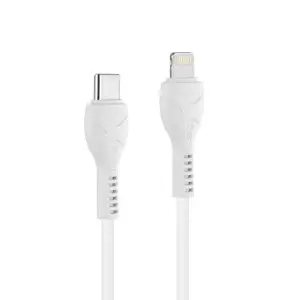 Кабель X37 HOCO Type-C на Lightning 1M 27W белый