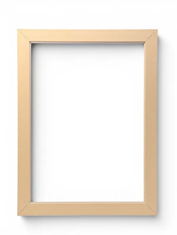 Рама для картин и зеркал Elegance de Lumi, 50&times;70 см, пластик, белая с серебром
