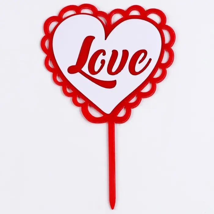 Топпер для торта «Любовь» Топпер для торта «Любовь»