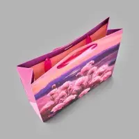 Пакет подарочный &laquo;Пейзаж&raquo;, M, 25,5 х 30 х 9 см