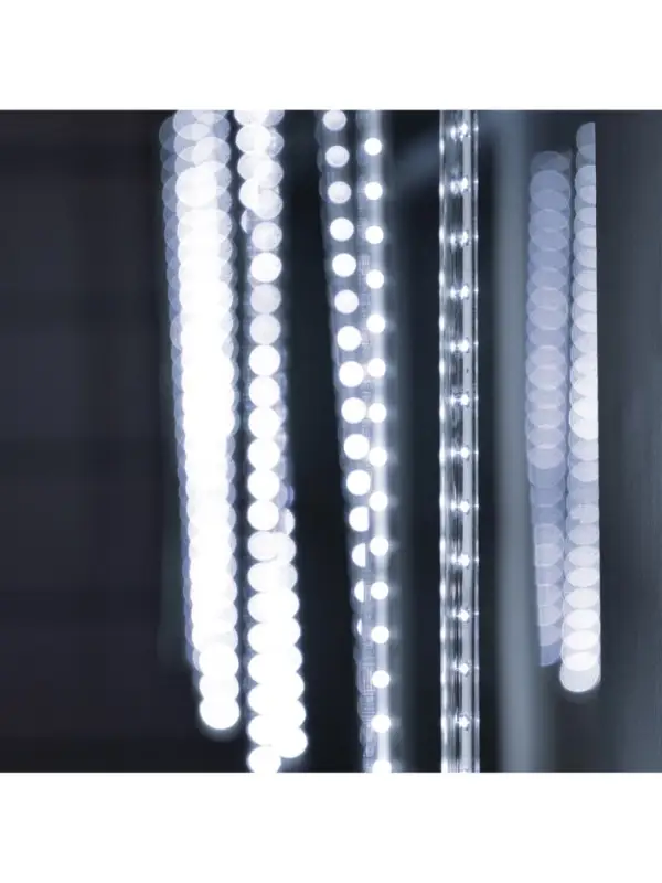 Гирлянда &laquo;Сосульки&raquo; 3&times;0.5 м, IP44, прозрачная нить, 288 LED, свечение белое с эффектом стекания, 12 В