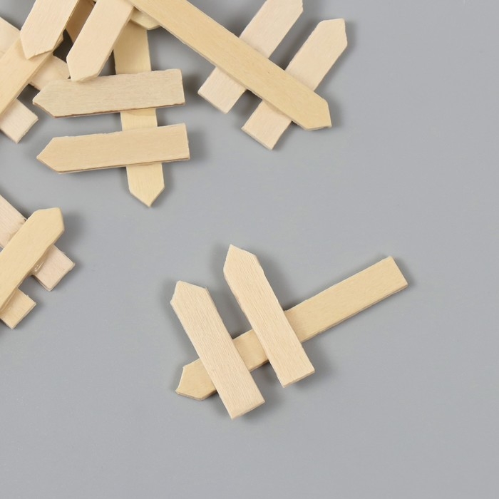 Декор для творчества дерево Декор для творчества дерево "Указатель" натуральный набор 10 шт 3х5 см