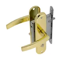 Замок врезной LOCKLAND RD005, с ручкой, B/S 55 мм, 4 ключа, цвет золото Замок врезной LOCKLAND RD005, с ручкой, B/S 55 мм, 4 ключа, цвет золото