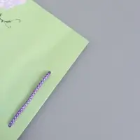 Пакет подарочный ламинированный "Цветы" 26 х 12 х 32 см