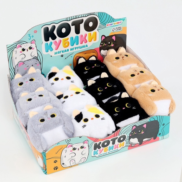 Мягкая игрушка «Кот - кубик» Мягкая игрушка «Кот - кубик»