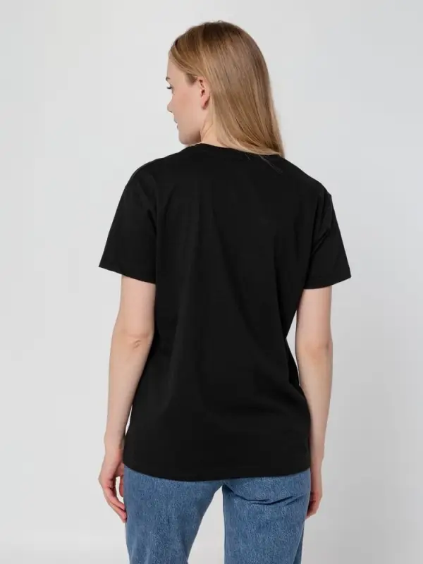 Футболка унисекс T-Bolka 160, черная, размер XS