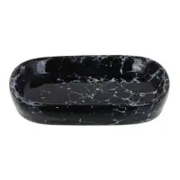 VETTA Мыльница, 13,5x9x2,5 см, керамика, "Космос", мрамор чёрный