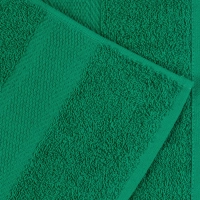Набор полотенец махровых бордюр 440 г/м2, 70х140 ярко-зеленый, 5шт