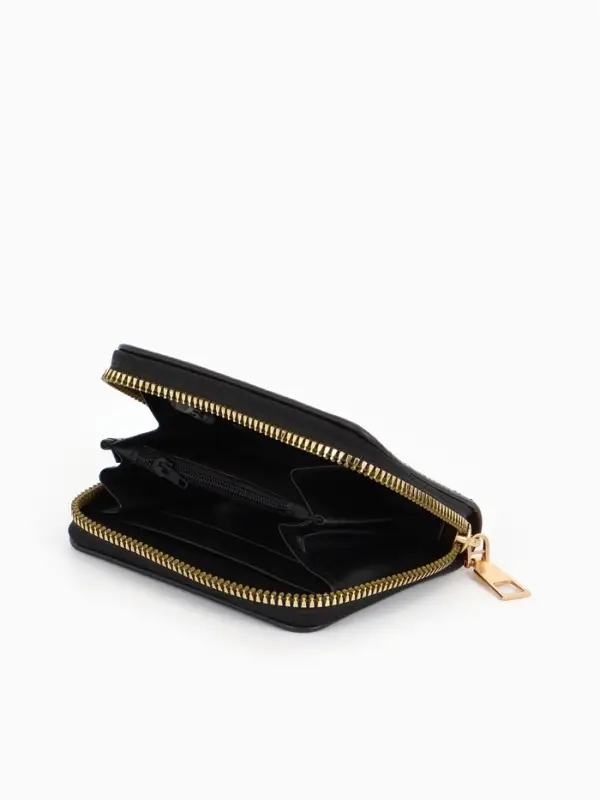 Кошелек дет 07-01-01 Июнь2538 собака, 8,5*2,5*10,5 см, 2 отд+отд/молн, д/карт, черный