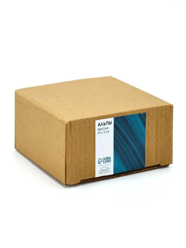 Тарелка суповая керамическая &laquo;Альпы&raquo;, 10&times;5 см, ручная работа