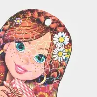 Доска разделочная сувенирная Дарим Красиво &laquo;Матрёшка. Лучшей хозяйке&raquo;, 15&times;23 см, дерево, разноцветная