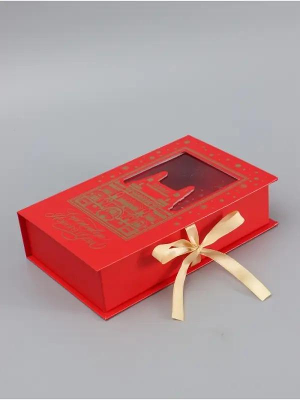 Коробка подарочная‒книга «Счастливого Нового года», тиснение, 20×12.5×5 см Коробка подарочная‒книга «Счастливого Нового года», тиснение, 20×12.5×5 см