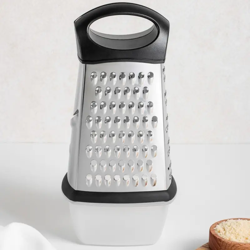 VETTA Терка 4-х сторонняя с контейнером 23см, нерж. сталь, FG0426-9SB