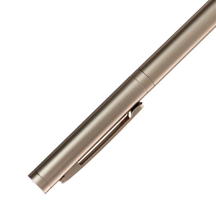 Ручка шариковая поворотная, 1.0 мм, BrunoVisconti FIRENZE, стержень синий, металлический корпус Soft Touch шампань, в футляре Ручка шариковая поворотная, 1.0 мм, BrunoVisconti FIRENZE, стержень синий, металлический корпус Soft Touch шампань, в футляре