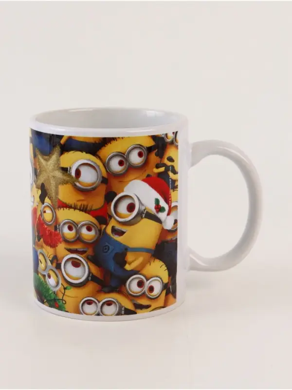 Кружка новогодняя сублимация 320 мл, Миньоны Кружка новогодняя сублимация 320 мл, Миньоны