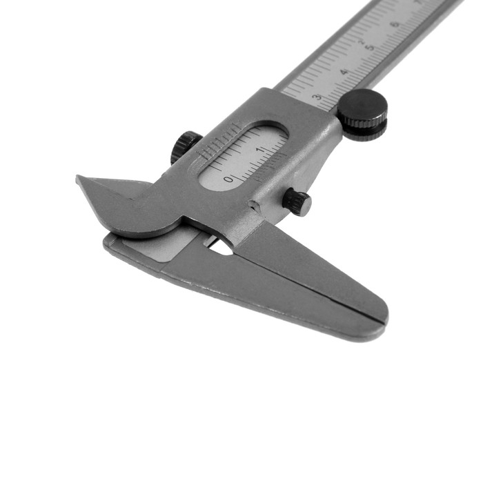 Штангенциркуль ЛОМ, металлический, с глубиномером, цена деления 0.05 мм, 150 мм Штангенциркуль ЛОМ, металлический, с глубиномером, цена деления 0.05 мм, 150 мм
