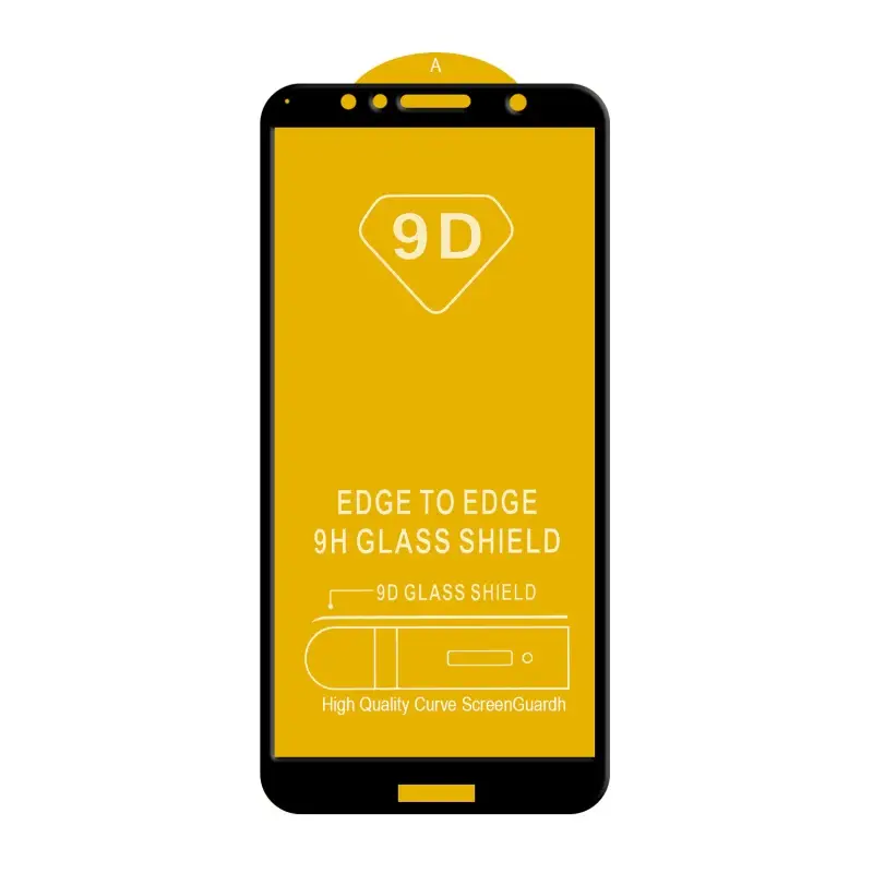 Защитное стекло стекло для Y6 (2018)/Honor 7A Pro/7C с рамкой 9H Full Glue без упаковки (25 шт./уп.)