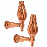 Крючок - держатель для штор CAPPIO KS051, алюминий, цвет медь, 2 шт.