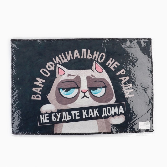 Коврик придверный Коврик придверный "Кот", 40 х 60 см